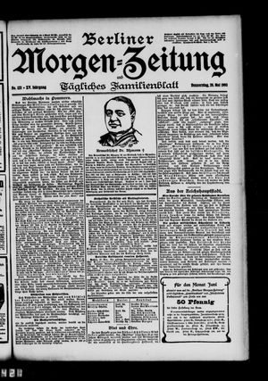 Berliner Morgen-Zeitung vom 28.05.1903