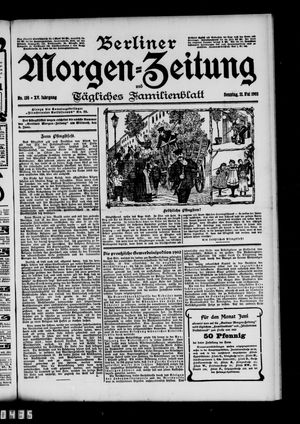 Berliner Morgen-Zeitung on May 31, 1903