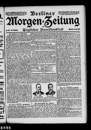 Berliner Morgen-Zeitung vom 10.06.1903