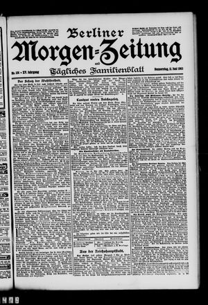 Berliner Morgen-Zeitung vom 11.06.1903