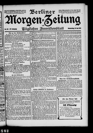Berliner Morgen-Zeitung on Jun 25, 1903