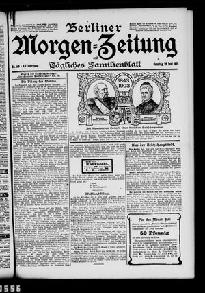 Berliner Morgen-Zeitung vom 28.06.1903