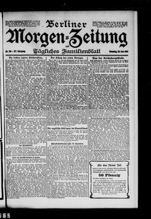 Berliner Morgen-Zeitung vom 30.06.1903