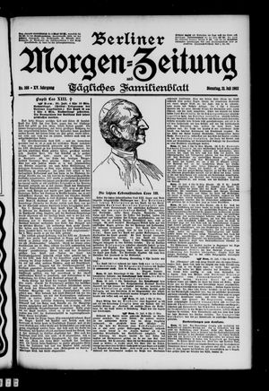 Berliner Morgen-Zeitung vom 21.07.1903