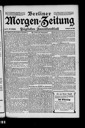 Berliner Morgen-Zeitung vom 24.07.1903