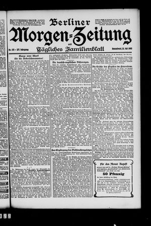Berliner Morgen-Zeitung vom 25.07.1903