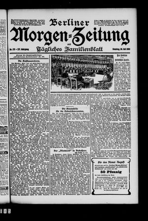 Berliner Morgen-Zeitung vom 26.07.1903