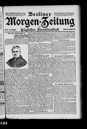 Berliner Morgen-Zeitung vom 05.08.1903