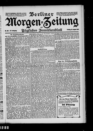 Berliner Morgen-Zeitung vom 28.08.1903