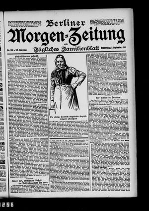 Berliner Morgen-Zeitung on Sep 3, 1903