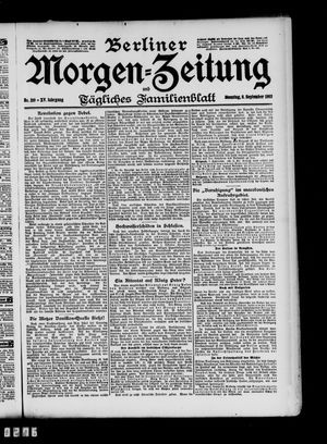 Berliner Morgen-Zeitung vom 08.09.1903