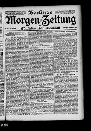Berliner Morgen-Zeitung vom 13.09.1903