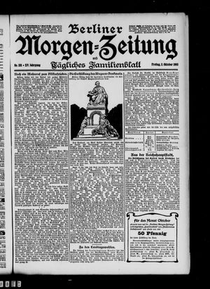 Berliner Morgen-Zeitung vom 02.10.1903