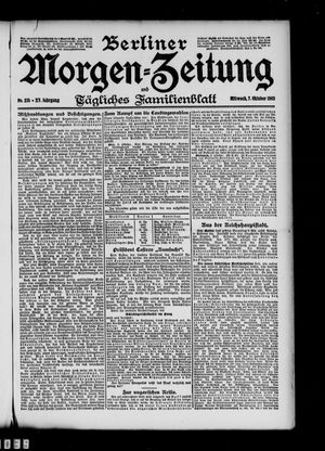 Berliner Morgen-Zeitung vom 07.10.1903