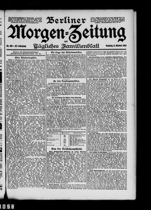 Berliner Morgen-Zeitung vom 11.10.1903