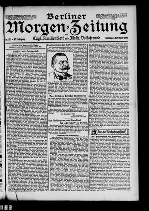 Berliner Morgen-Zeitung vom 01.11.1903