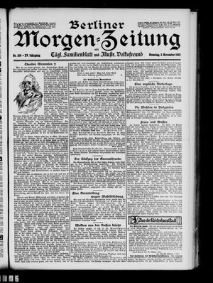 Berliner Morgen-Zeitung vom 03.11.1903