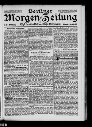 Berliner Morgen-Zeitung vom 04.11.1903
