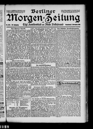 Berliner Morgen-Zeitung vom 07.11.1903