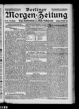 Berliner Morgen-Zeitung vom 08.11.1903