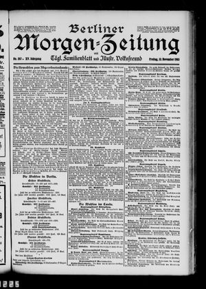 Berliner Morgen-Zeitung vom 13.11.1903