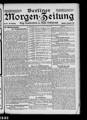 Berliner Morgen-Zeitung vom 30.11.1903