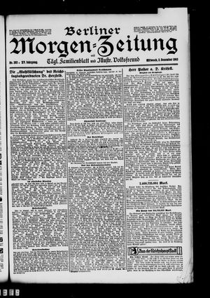 Berliner Morgen-Zeitung vom 02.12.1903
