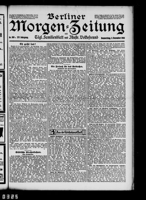 Berliner Morgen-Zeitung vom 03.12.1903