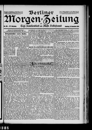 Berliner Morgen-Zeitung vom 13.12.1903