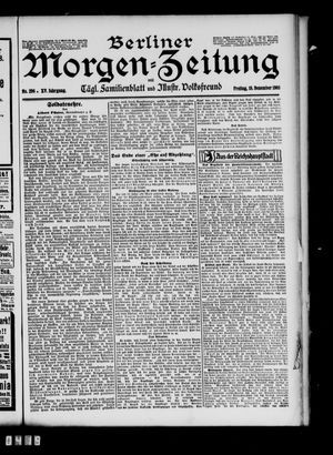 Berliner Morgen-Zeitung vom 18.12.1903