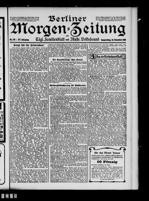 Berliner Morgen-Zeitung vom 24.12.1903
