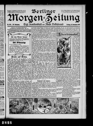 Berliner Morgen-Zeitung vom 25.12.1903