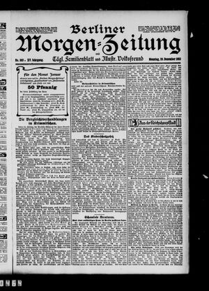 Berliner Morgen-Zeitung vom 29.12.1903