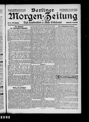 Berliner Morgen-Zeitung vom 09.04.1904
