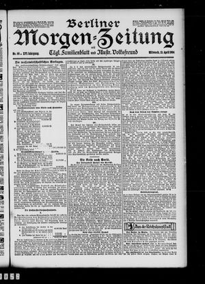Berliner Morgen-Zeitung vom 13.04.1904