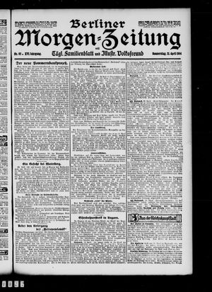 Berliner Morgen-Zeitung vom 21.04.1904