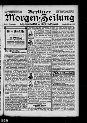 Berliner Morgen-Zeitung vom 23.04.1904