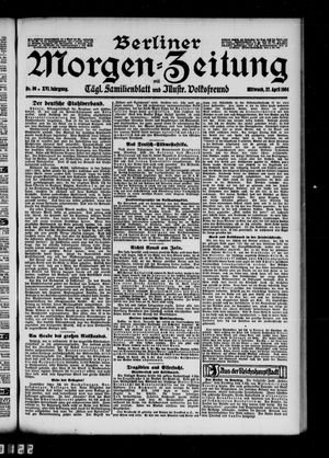 Berliner Morgen-Zeitung vom 27.04.1904