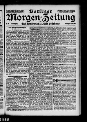 Berliner Morgen-Zeitung vom 29.04.1904