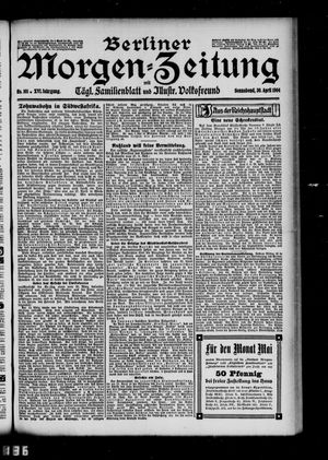 Berliner Morgen-Zeitung vom 30.04.1904