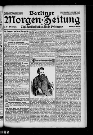 Berliner Morgen-Zeitung vom 10.05.1904