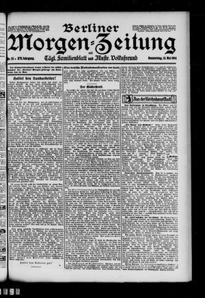 Berliner Morgen-Zeitung vom 12.05.1904