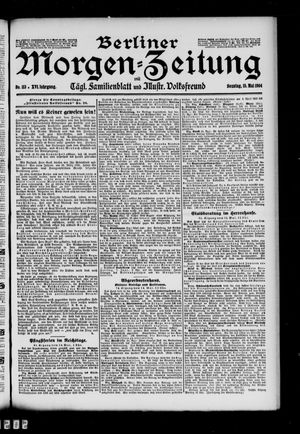 Berliner Morgen-Zeitung vom 15.05.1904