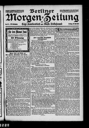 Berliner Morgen-Zeitung vom 20.05.1904
