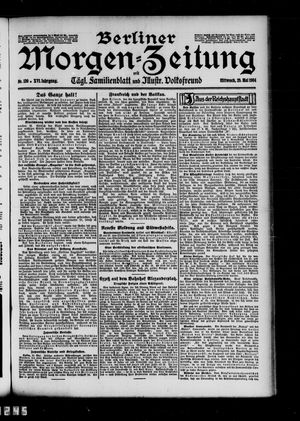 Berliner Morgen-Zeitung vom 25.05.1904