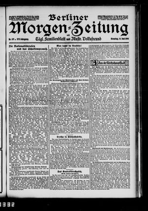 Berliner Morgen-Zeitung vom 14.06.1904