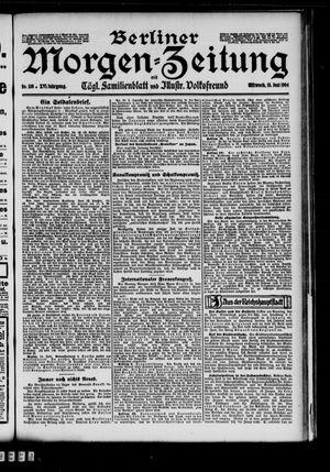 Berliner Morgen-Zeitung vom 15.06.1904