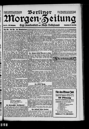 Berliner Morgen-Zeitung vom 25.06.1904