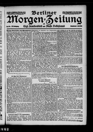 Berliner Morgen-Zeitung vom 09.07.1904
