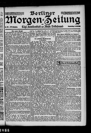 Berliner Morgen-Zeitung vom 14.07.1904